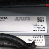 2010-2012 Lexus LS460 Navigation Radio Cd Player  Display Screen 86430-50432