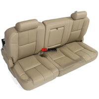 2007-2014 Chevy  SIERRA Silverado 2nd Row Factory OEM Seats | Tan Leather