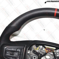 Custom Matte Carbon Flat Bottom Steering Wheel Fits 19-24 GM Truck