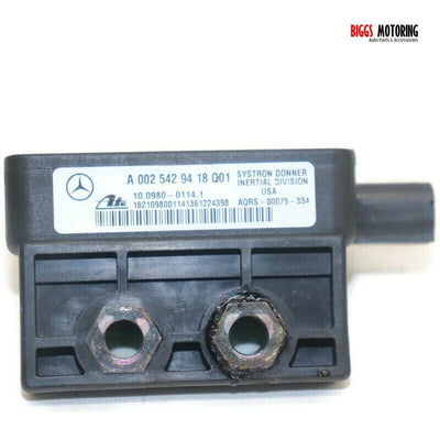 2000-2005  Mercedes Benz W163 ML500 Acceleration Yaw Rate Sensor A 002 542 94 18