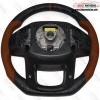 Custom Forged Matte Carbon Flat Bottom Steering Wheel Fits 19-24 GM Truck