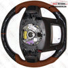 Custom Forged Gloss Carbon Flat Bottom Steering Wheel Fits 19-24 GM Truck