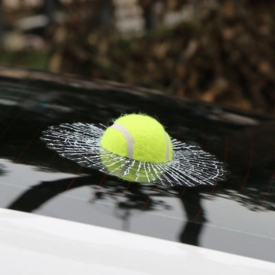 Tricky Tennis Ball Car Sticker