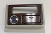 2003-2006 Cadillac Escalade Center Console Woodgrain Upper Trim Bezel W/ Clock - BIGGSMOTORING.COM