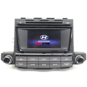 2016-2017 Hyundai Tucson Radio Stereo Cd Player Touch Display 96180-D31004X