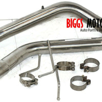 2005-2010 Mustang GT V8 2.5 Polished Stainless Steel Muffler - BIGGSMOTORING.COM