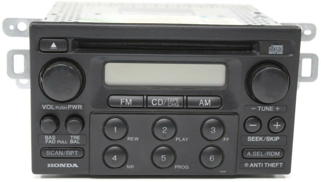 1998-2002 Honda Accord Radio Stereo  Cd Player 39100-S84-A210 - BIGGSMOTORING.COM