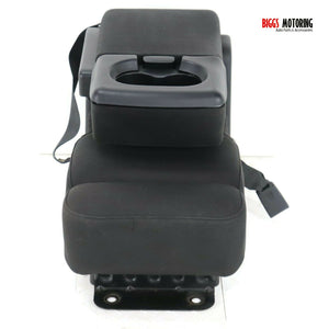 2004-2008  Ford F150 Center Console Jump Seat W/ Storage & Cup Holder Black - BIGGSMOTORING.COM