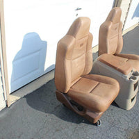 99-2010 FORD F250 F350 KING RANCH LEATHER SEATS BUCKETS NICE CREW CAB 2006 ALL