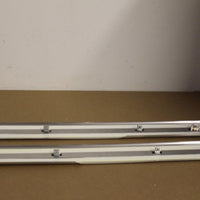 2007-2013 GM Door Sill Plates Brushed Stainless Steel Front W/ Logo