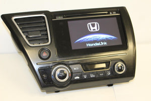 2014-2015 HONDA CIVIC DASH RADIO/TOUCH SCREEN/CD PLAYER 39100-TR6-A52-M1