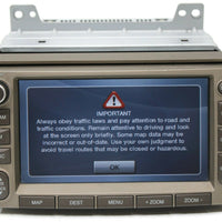 2006-2011 Hyundai Azera Navigation Radio Stereo Cd Player Display Screen