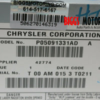 2013-2018 Chrysler Città & Paese Rhb Mygig High Speed Navigation Radio P0509133