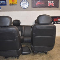 1999-2004 Jeep Grand Cherokee Ltd & Overland Complete Seat Set Gray Leather Oem - BIGGSMOTORING.COM