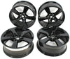 2010-2015 Chevy Camero SS Black 5 Spoke Wheel Rim Set Of 4 Aluminum 20x8