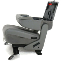 1999-2010 Ford F250 Center Console Jump Seat W/ Storage & Cup Holder Gray - BIGGSMOTORING.COM