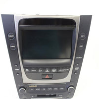 2006 Lexus  Radio 6 Disc Changer Cd Player Display Screen W/ Climate Control - BIGGSMOTORING.COM