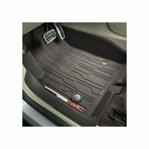 New Oem 84128107 Gm 17-18 Acadia Front Floor Liner Package Jet Black W/ Gmc Logo