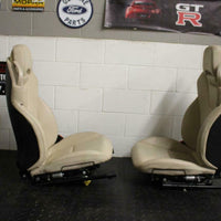 2012-2016 Mercedes SLK250 SLK300 SLK350 Front TAN Driver & Passenger Seats OEM