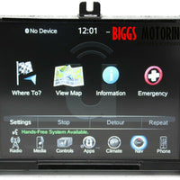 13-18 Dodge Ram JEEP Uconnect Navigation Radio Touch Display Screen 68270657AE - BIGGSMOTORING.COM