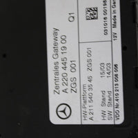 2003-2006 Mercedes Benz Sl500 R230 Gateway Diagnostuc Control Module - BIGGSMOTORING.COM