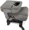 1999-2010 Ford F250 Center Console Jump Seat  W/ Storage Gray - BIGGSMOTORING.COM