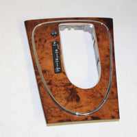 2006 MERCEDES BENZ FLOOR SHIFTIER WOOD GRAIN BEZEL TRIM A 211 542 05 26 - BIGGSMOTORING.COM