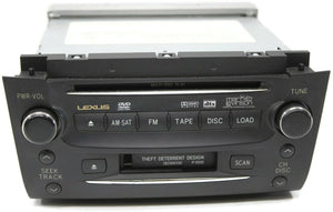 2006-2007 Lexus GS300 GS430 Mark Levinson Radio Cassette Cd Player 86120-30C80-C - BIGGSMOTORING.COM