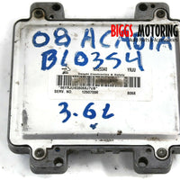 2007-2008 GMC Acadia Brain Engine Computer Module 12625340