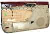 2003-2010 VW Beetle Convertible Passenger & Driver Side Door Panels Red & Beige - BIGGSMOTORING.COM