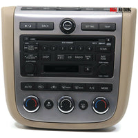 2006-2007 Nissan Murano Radio Stereo Ac Control Cd Player 28188 CC200 - BIGGSMOTORING.COM