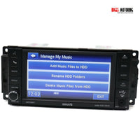 2007-2010 Chrysler Jeep Dodge RBZ MyGig Low Speed Radio P05091168AD