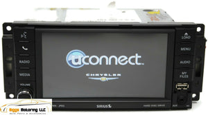 08-13 Chrysler Town & Country RBZ MyGig Screen Radio Cd Player P05064678AH HIGH - BIGGSMOTORING.COM