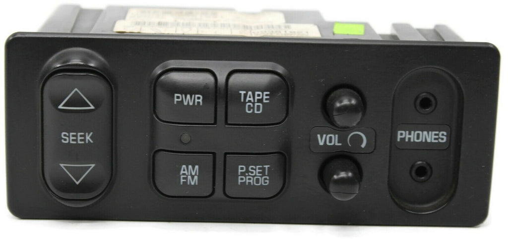 1999-2002 Chevy Avalanche Suburban Yukon Tahoe Console Rear Audio 09361921 - BIGGSMOTORING.COM