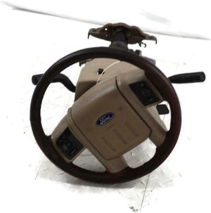 08-10  Ford Truck Super Duty F250 F350 Steering Column Tan Wheel King Ranch - BIGGSMOTORING.COM