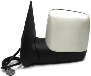 2003-2005 Lincoln Aviator Driver Left Side Power Door Mirror White - BIGGSMOTORING.COM