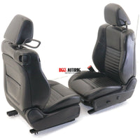 2011-2014 Dodge Challenger Front Seat Set Leather black