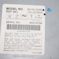 Toyota Radio 2003-2004 Toyota Corolla 86120-02280