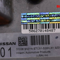 2009-2012 Nissan Maxima Engine Control Computer Module 31036 9N01A