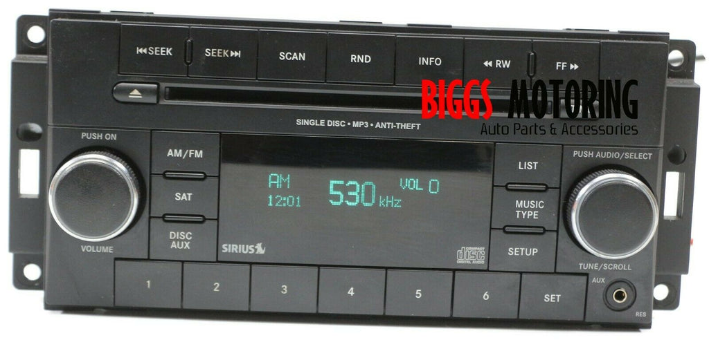 2011-2013 Dodge Avenger Radio Stereo Single Disc Cd Player P05091163AA