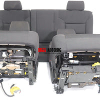 2014-2018 GMC Sierra 1500 OEM Motorized Front Left & Right Seats Incl Rear Seat