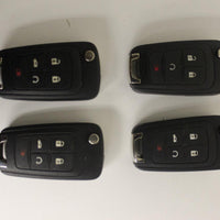 Lot Of 4 Buick  Key Fob Remotes Smart Keys Flip Key