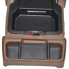 19-23 Dodge Ram 1500 Center Console Jump Seat Storage & Cupholder BROWN / TAN - BIGGSMOTORING.COM