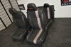 12-14 Dodge Avenger RT Black Red SEATS SET FRONT AND REAR R/T Embroidery - BIGGSMOTORING.COM