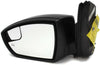 2013-2016 Ford Escape Driver Left Side Power Door Mirror Black 31463