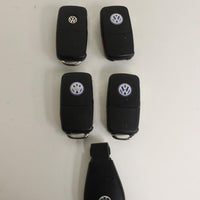 Lot Of 5 Volkswagen Key Fob Remotes Smart Keys Flip Key