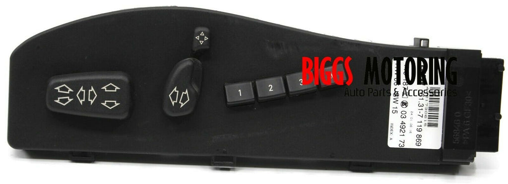 2003-2006 Range Rover Driver Side Seat Adjustable Switch Control 61.31-7 119 867 - BIGGSMOTORING.COM