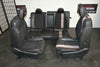 12-14 Dodge Avenger RT Black Red SEATS SET FRONT AND REAR R/T Embroidery - BIGGSMOTORING.COM