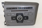 2012 Honda Civic Radio/Cd Player 39100-Tr0-A315-M1