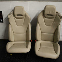 2012-2016 Mercedes SLK250 SLK300 SLK350 Front TAN Driver & Passenger Seats OEM